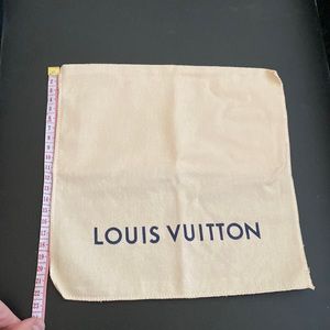 LOUIS VUITTON- authentic- wallet dust cover